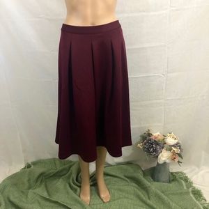 Chelsea & Theodore Maroon Skirt